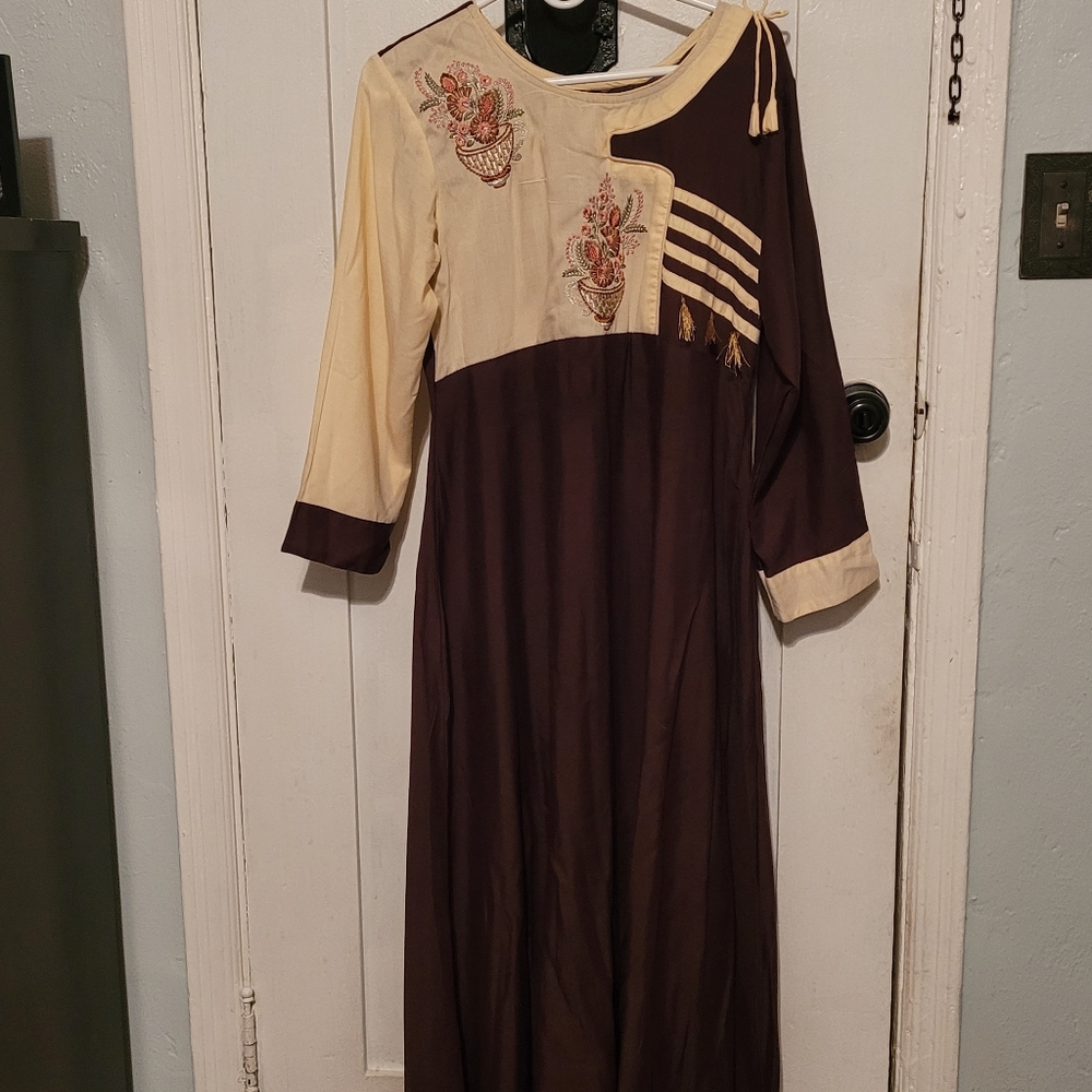 Beautiful embroidered maxi dress